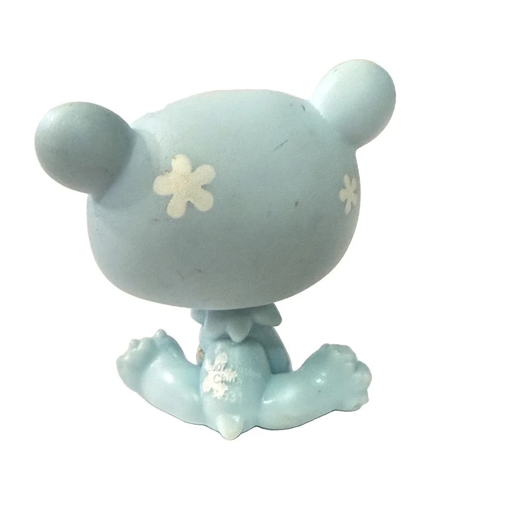 Littlest Pet Shop LPS #646 Blue Bear 2008 Gen 2 Bath Grooming Accessories Set